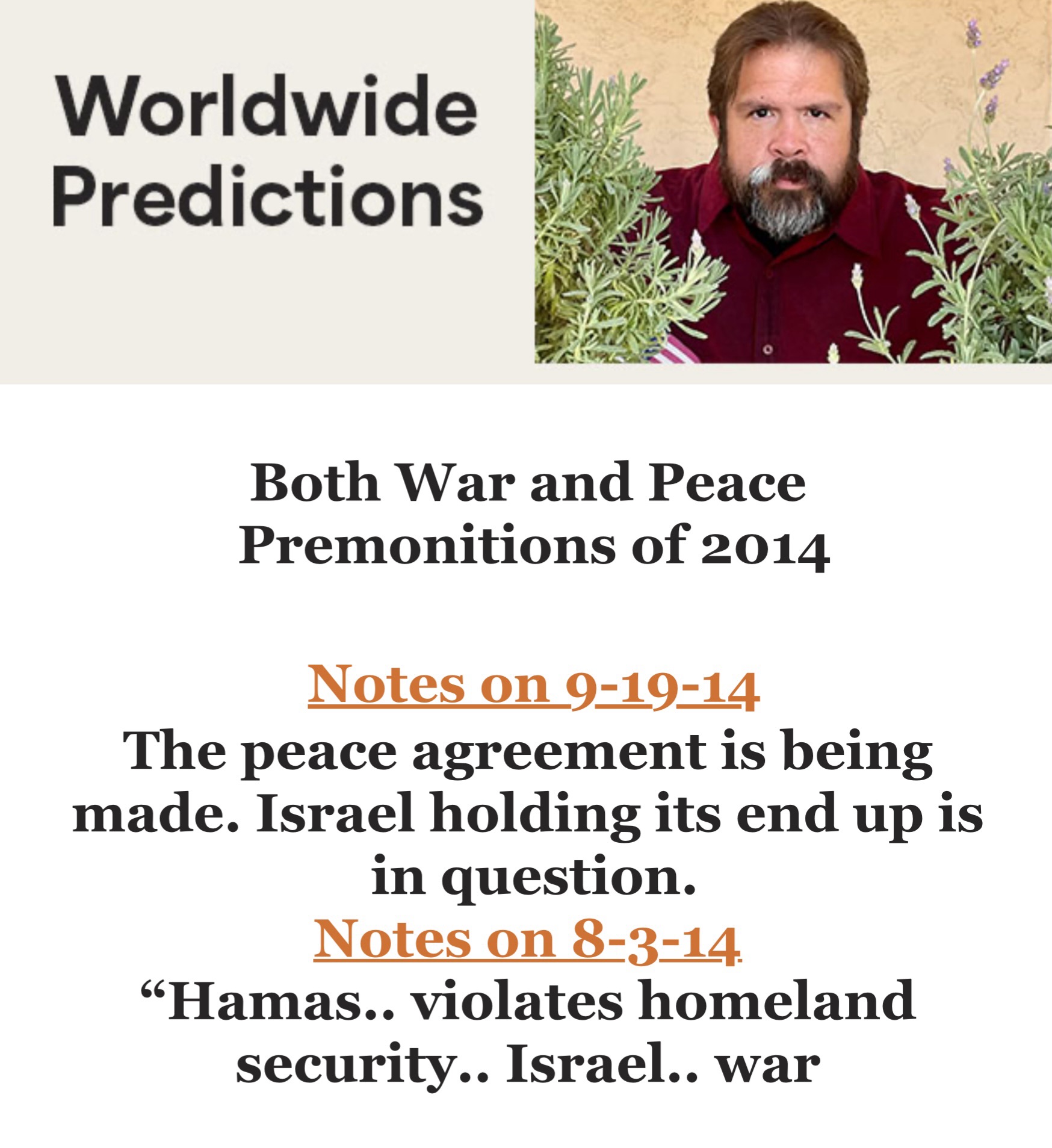 Israel Peace Agreement