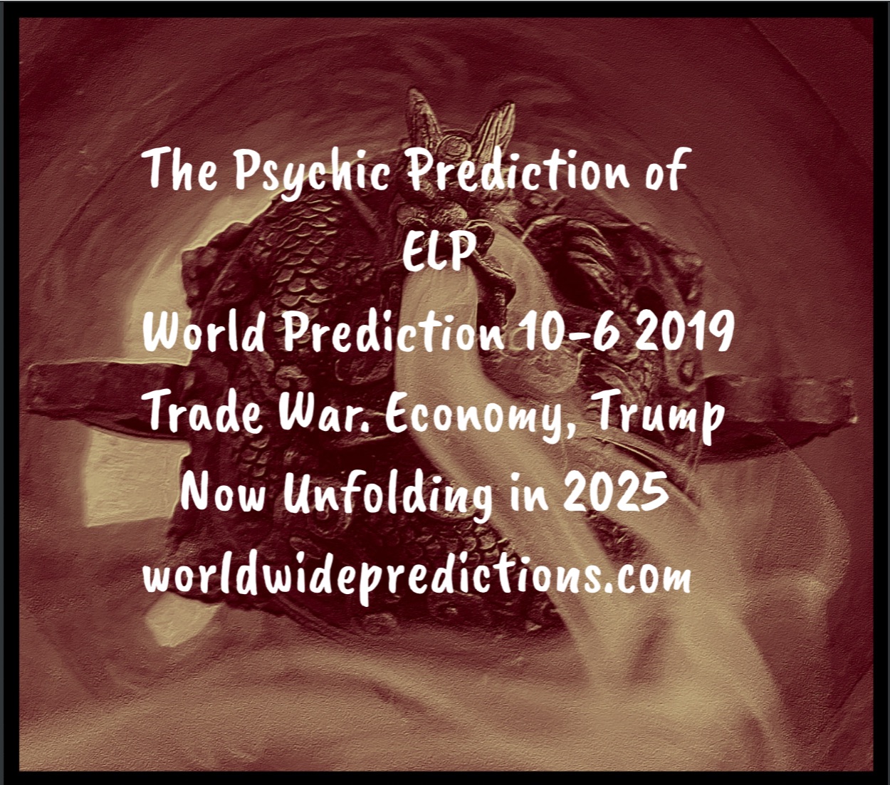Psychic Prediction Economy and Trump, World Predictions of 2017 and 2019