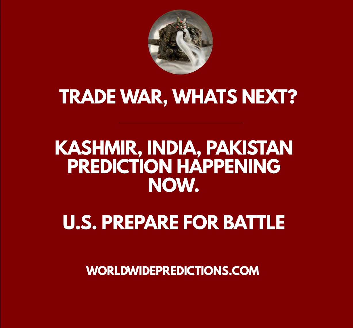 Psychic ELP Predicted Kashmir War, Now U.S. Prepare For Battle