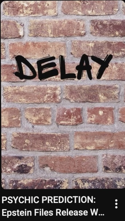 Epstein Prediction in November has Happened