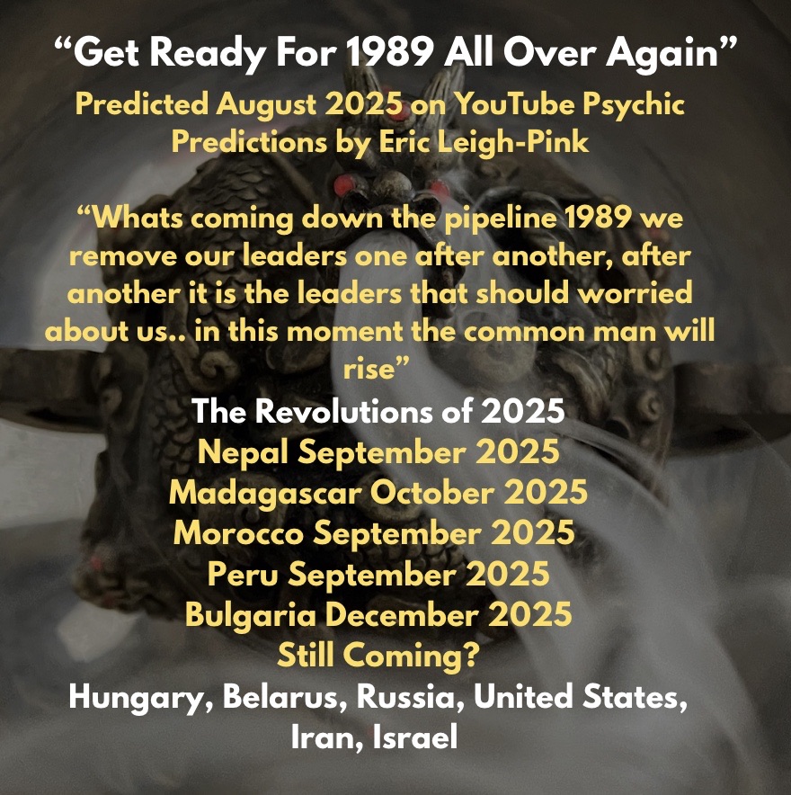 Psychic Prediction: 2025 Welcome Back to 1989